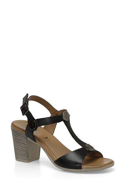 İnci INCI DONA 4FX Schwarze Damenschuhe mit Absatz