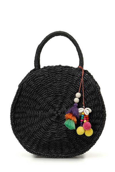 Butigo KASIR ALACATI EL 4FX Schwarze Damenhandtasche