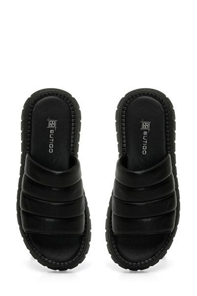 Butigo 24S-075 4FX Μαύρες Γυναικείες Παντόφλες