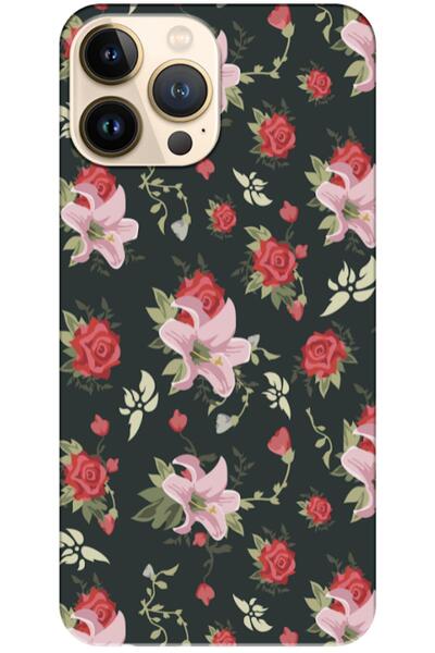 Zebana Apple iPhone 13 Pro Max Compatible Case Spring Flowers 1 Silicone Case...