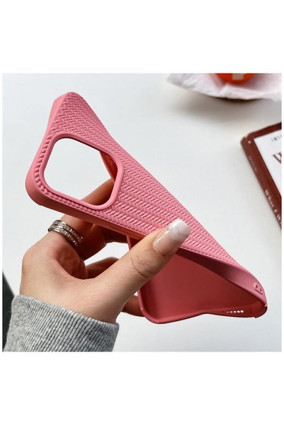 Zebana Apple iPhone X Compatible Case Zebana Woven Silicone Case Turquoise