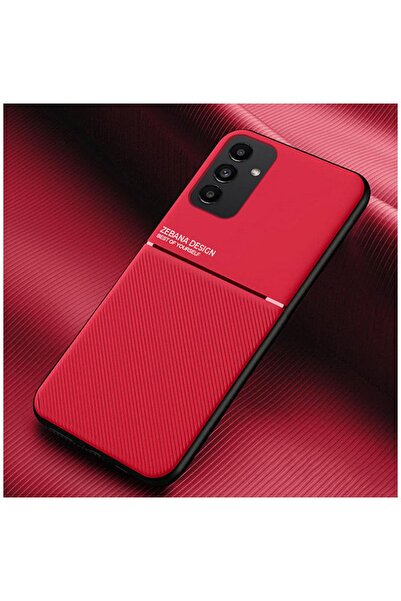 Zebana Samsung Galaxy A34 Compatible Case Design Silicone Case Red