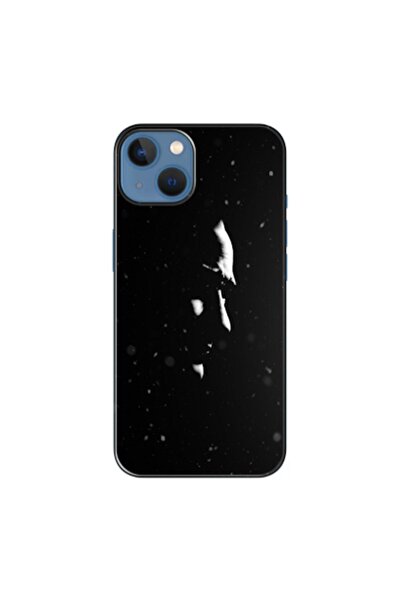 Zebana Apple iPhone 13 Uyumlu Kılıf Atatürk Silüeti Silikon Kılıf (Baskılı)