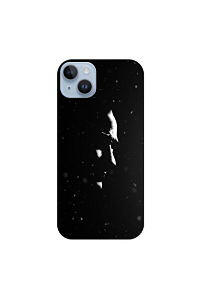 Zebana Apple iPhone 15 Uyumlu Kılıf Atatürk Silüeti Silikon Kılıf (Baskılı)
