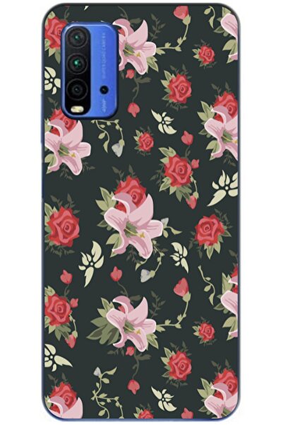 Zebana Xiaomi Redmi 9T Uyumlu Kılıf Bahar Çiçekleri 1 Silikon Kılıf (Baskılı)