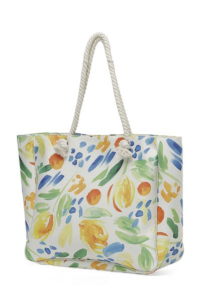 Polaris PLJ 4FX Large Orange Sari Multi Damen-Strandtasche