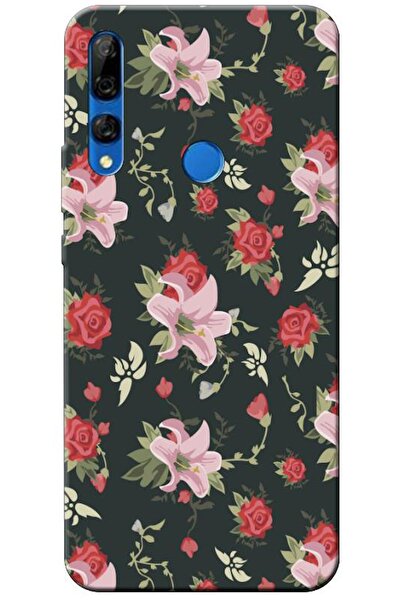 Zebana حافظة متوافقة مع هاتف هواوي Y9 برايم 2019، حافظة سيليكون زهور الربيع 1...