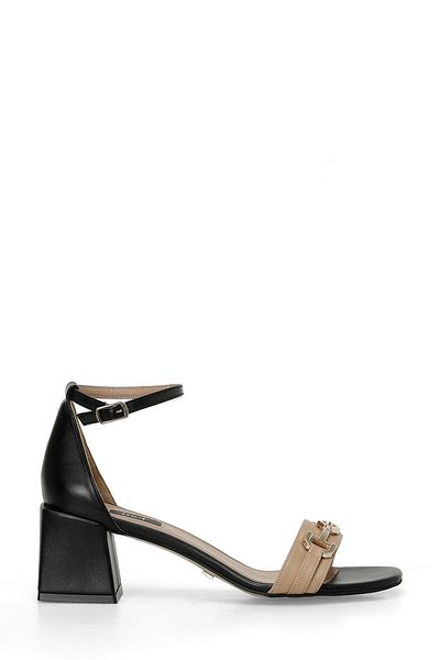 İnci INCI GLORIA 4FX - Schwarze Sandalen mit Absatz für Damen