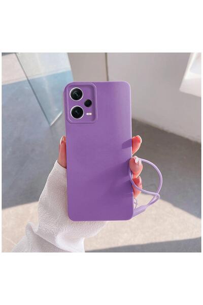 Zebana Xiaomi Redmi Note 12 Pro 5g Compatible Case Love Soft Silicone Case Lilac