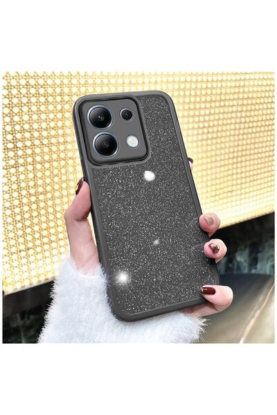 Zebana Xiaomi Redmi Note 14S Uyumlu Kılıf Zebana Işıltım Silikon Kılıf - Kame...