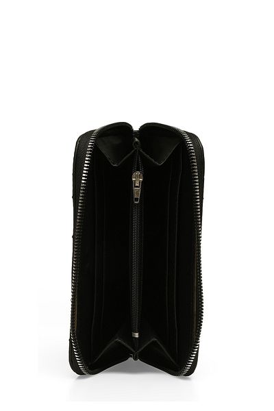 Butigo Holy Big Kapitone 4Fx Black Women's Wallet