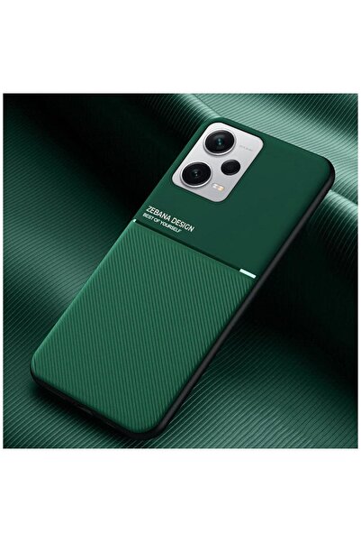 Zebana Xiaomi Redmi Note 12 Pro 5G Uyumlu Kılıf Design Silikon Kılıf Yeşil