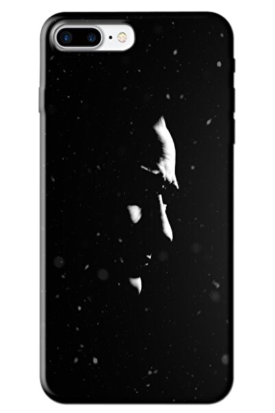 Zebana Apple iPhone 8 Plus Compatible Case Ataturk Silhouette Silicone Case (...