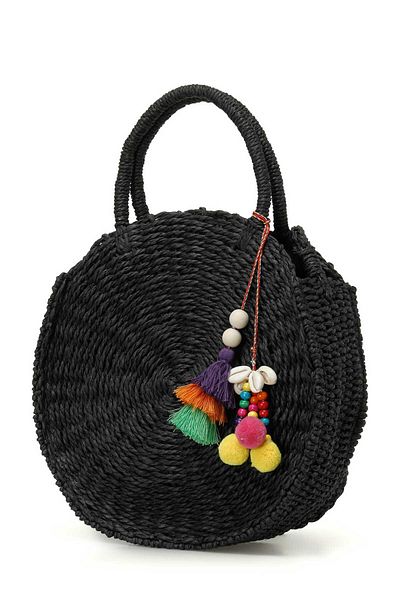 Butigo KASIR ALACATI EL 4FX Schwarze Damenhandtasche