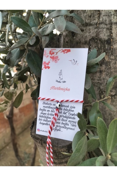 Tralles Takı Özel Kartlı Nazarlı Marteniçka Bileklik