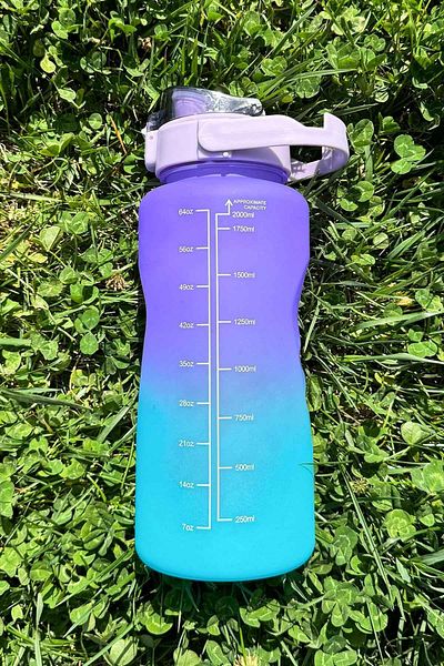 Pikas Motivational Water Bottle Water Bottle Water Bottle 2 Liter Tritan Gym Water Bottle Bpa Free Water Bottle