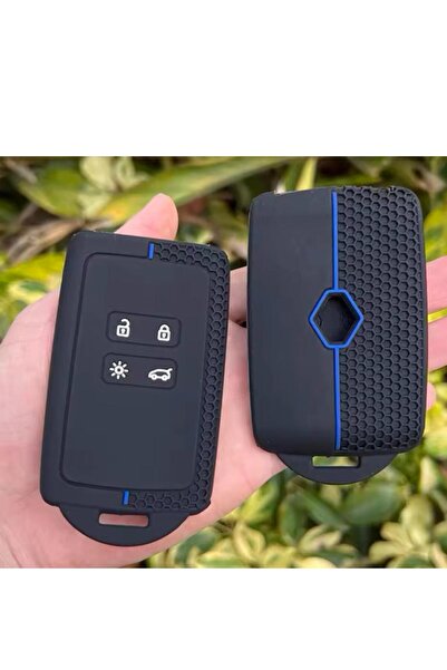 ŞENYILDIZ AKSESUAR Renault Austral Uyumlu Anahtar Koruma Kılıfı Siyah/mavi 2.resime Bakınız