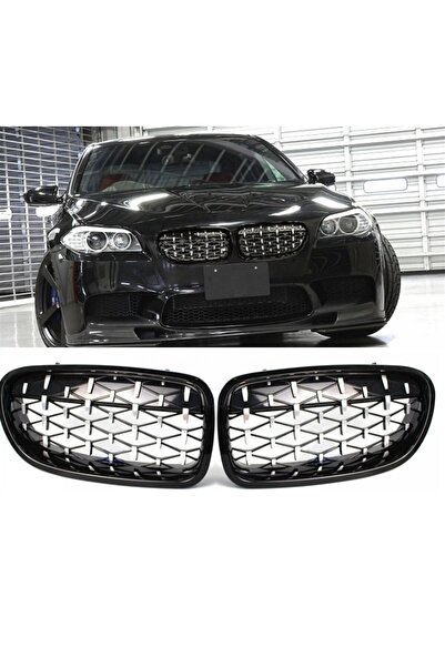 Genel Markalar Bmw F10 5 Serisi Diamond Ön Panjur Izgara Böbrek 2011 - 2016 I...