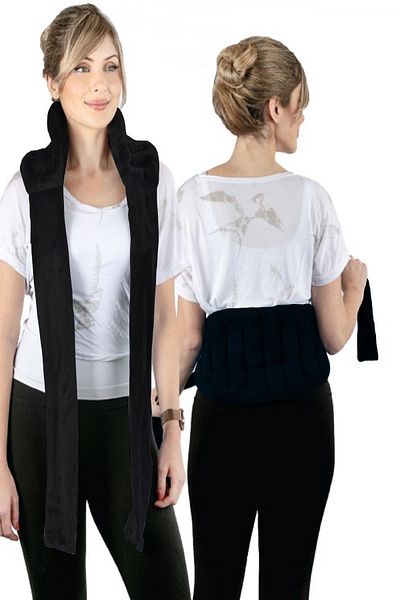 SEVENHİLLS Migrawavable Heatable Menstrual Belt, Relaxing Heating Pad for Neck, Shoulders, Abdomen and Waist(Black)