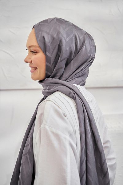 ARMANDA Σάλι Jacquard Zigzag Pattern 3078-134