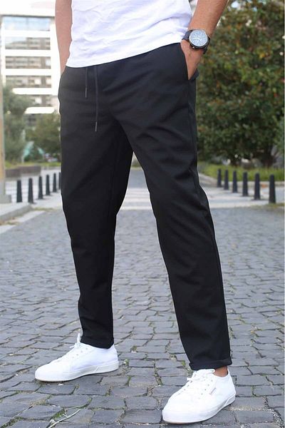 Madmext Schwarze Basic-Jogginghose 5486