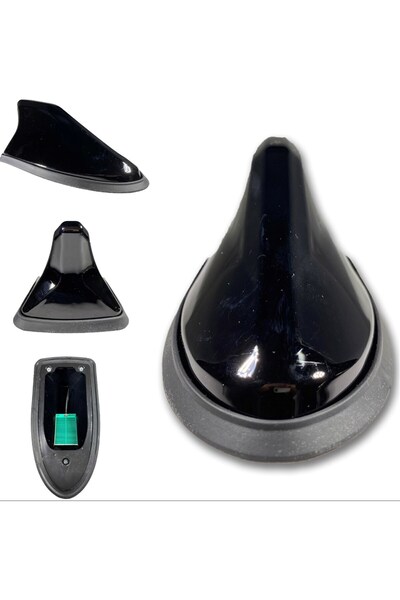 NETRON هوائي سمكة متوافق مع Citroen Jumpy Shark باللون الأسود