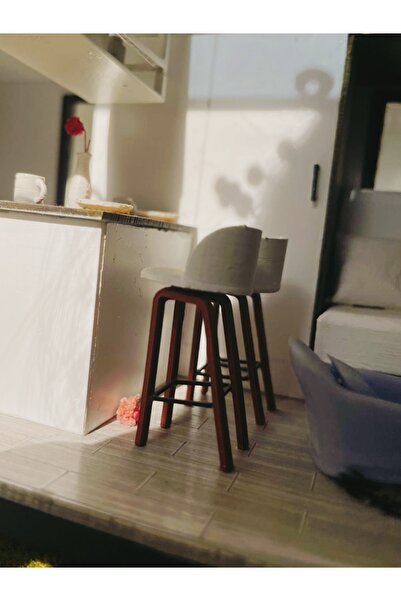 ESKİŞEHİR MAKET 1/25 Ölçek Maket Bar Sandalyesi