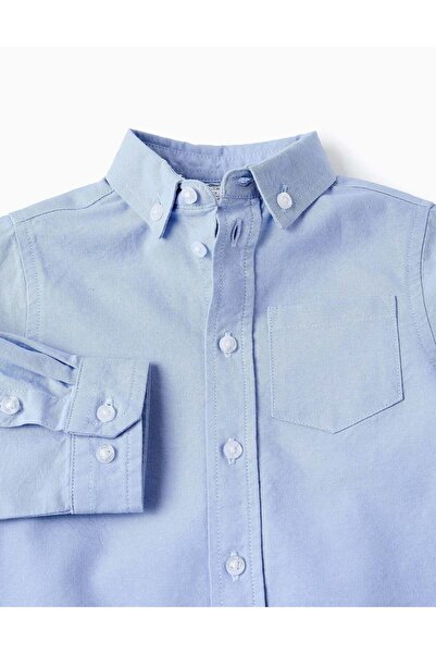Ziddy CLASSIC COTTON SHIRT FOR BABY BOYS LIGHT BLUE