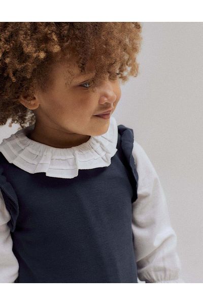 Ziddy COTTON BLOUSE FOR BABY GIRLS WHITE