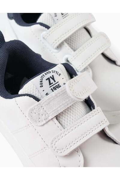 Ziddy TRAINERS FOR BABIES 'ZY 1996' WHITE/DARK BLUE