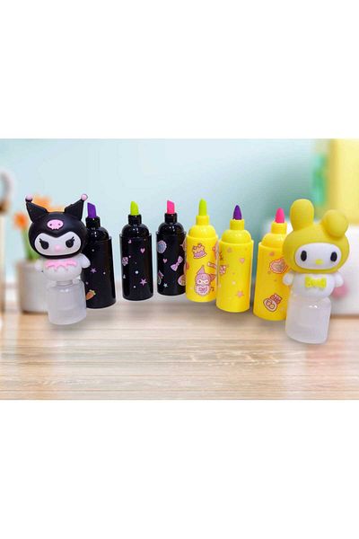 izmir yazici servis Kuromi̇ My Melody Removable and Insertable Highlighter Set 2 Pieces Gift Set