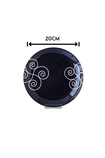 Dania A set of plates for serving round arcopal desserts and fruits, 6 pieces, size 20 cm