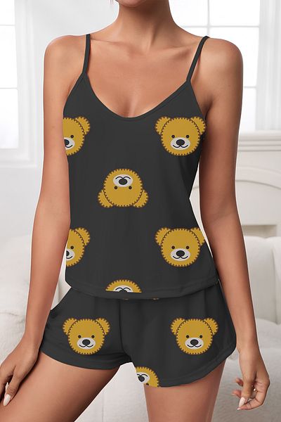 RasaHomeWear Σετ πιτζάμες με λουράκι Berry