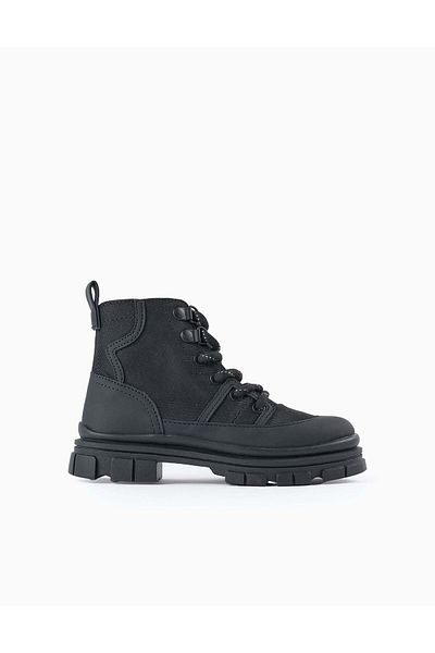 Ziddy TRAINERS-BOOTS FOR BOYS BLACK