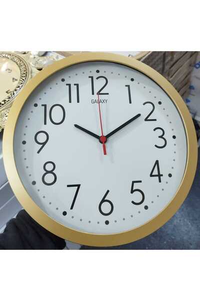 veral Galaxy Duvar Saati Pil Hediyeli Dekoratif Şık Sade Ev Ofis Salon