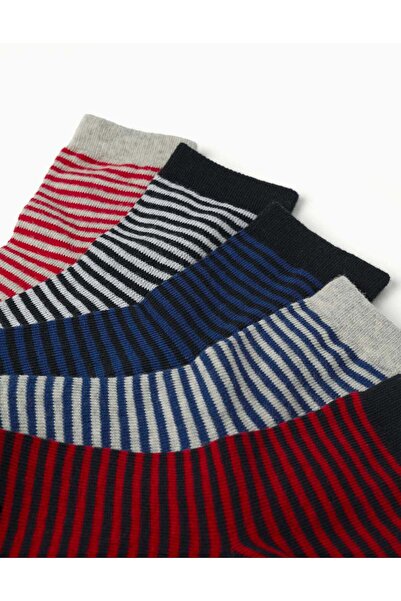 Ziddy PACK OF 5 PAIRS OF SOCKS FOR BOYS 'STRIPES' MULTICOLOUR