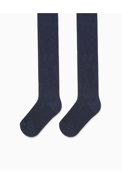 Ziddy ANTI-PILLING KNIT TIGHTS FOR BABIES DARK BLUE