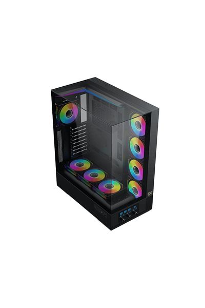 Xigmatek Vision Pro Arctic ARGB LED Fan Control Panel Case - Black | EN45158