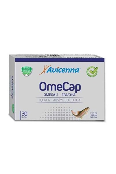 Avicenna Omecap Omega 3 Softgel 30 Fish Oil Capsules