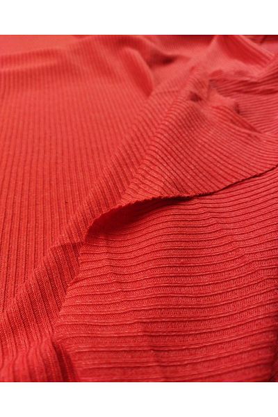 Kumaş Parça Κόκκινη πλεκτή καμιζόλα - 120x270 cm (μήκος πλάτος)