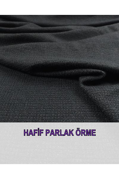 Kumaş Parça Μαλακό πλεκτό σε μαύρο χρώμα (Πλάτος 150 cm x Μήκος 270 cm)