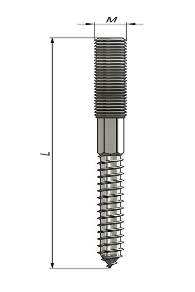 M10x90 Trifon Adaptör 500 Adet