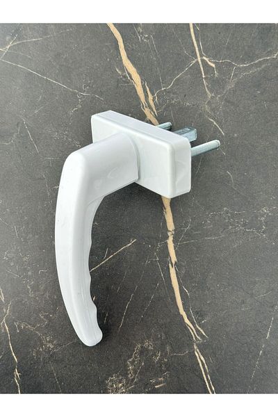 EVA PLAST Pvc / Plastic White Window Handle 5 Pcs