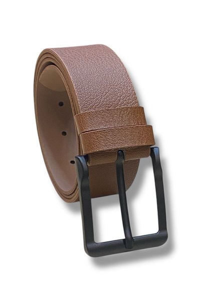 Mia Belt Men's Belt 2 Pcs Black Tan Jeans and Canvas Fit