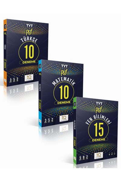IQ YAYINLARI IQ Yayınları Püf Tyt Türkçe, Matematik, Fen Bilimleri Branş Dene...