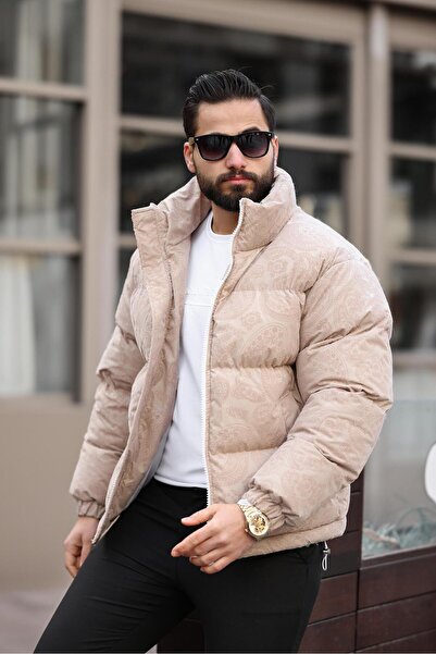 RHONES ΑΝΔΡΙΚΟ ΚΑΛΥΜΜΑ ΧΕΙΜΕΡΙΝΟ ΠΑΛΤΟ FLOCK