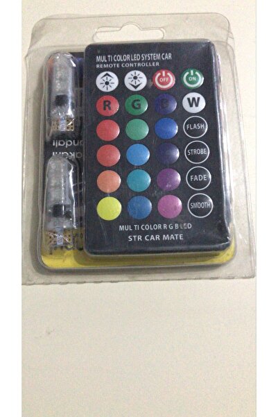 Genel Markalar Tiger Marketing Kumandalı Park Ampul T10(7 RENK)