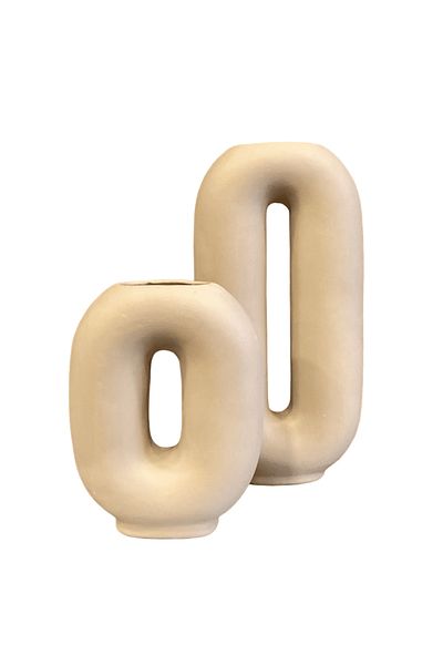By Ari Ev Dekorasyon Ceramic Vase Set of Two - Vz313-2