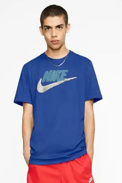 Nike Αθλητικά ρούχα Swoosh Tshirt Ανδρικό T-Shirt Μπλε
