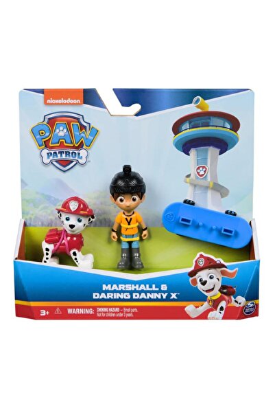PAW PATROL مجموعة شخصيات مارشال ودارينج داني X